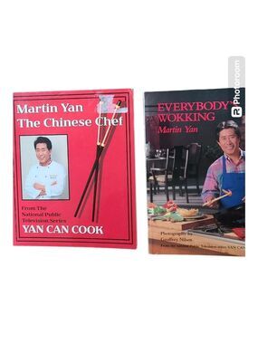 Set of Martin Yan Cookbooks Near New